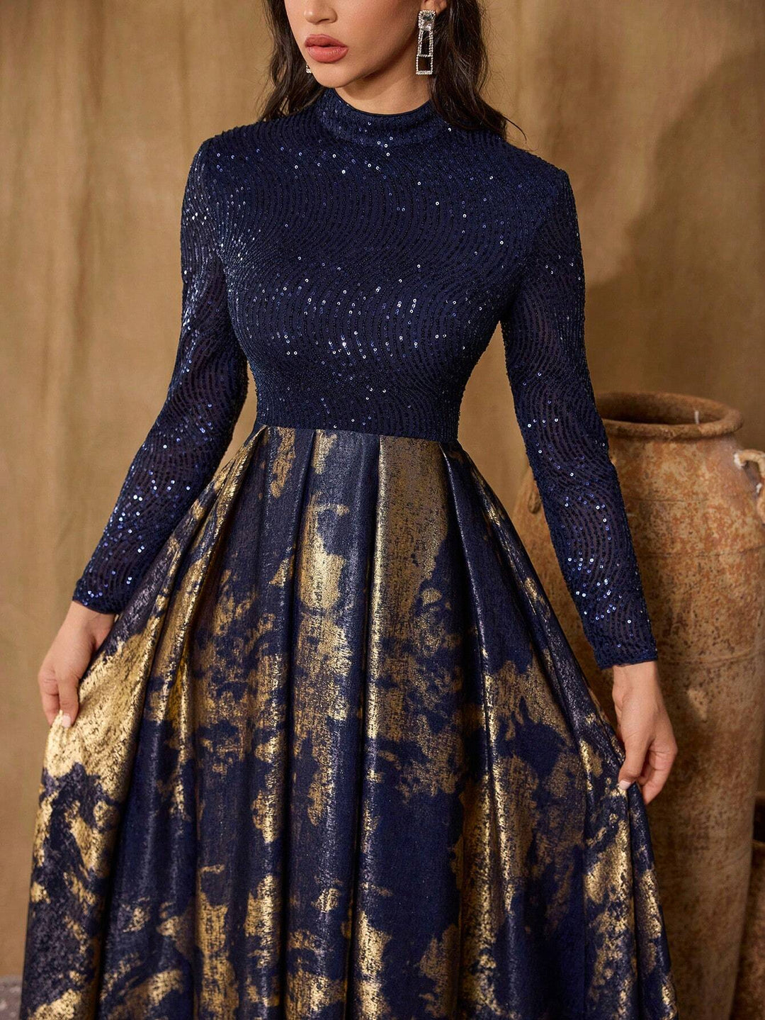 Rochie maxi SHEIN, mix culori