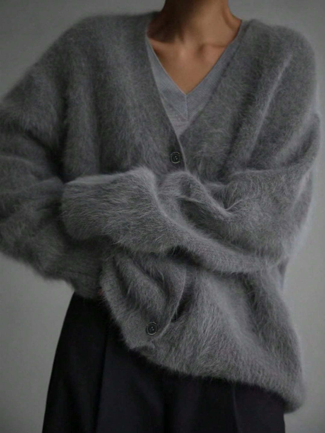 Cardigan SHEIN, gri