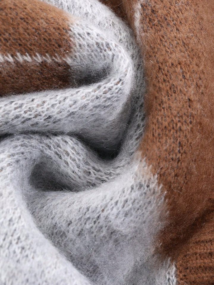 Cardigan SHEIN, maro