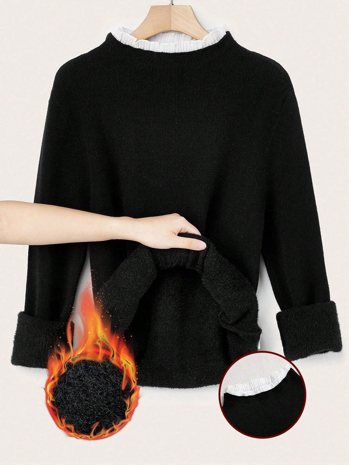 Pulover SHEIN, negru