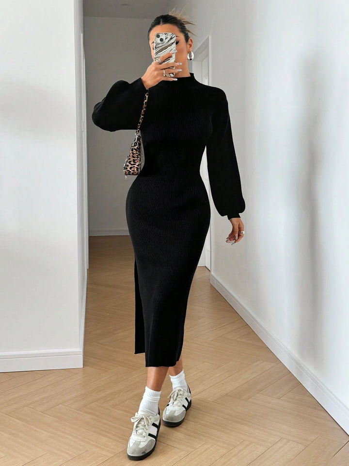 Rochie midi SHEIN, negru