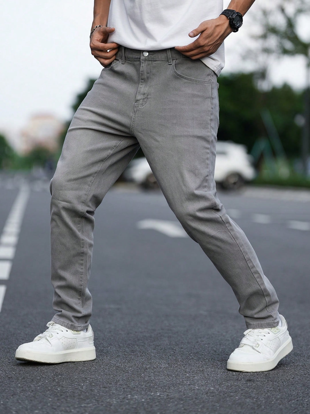 Jeans SHEIN, gri