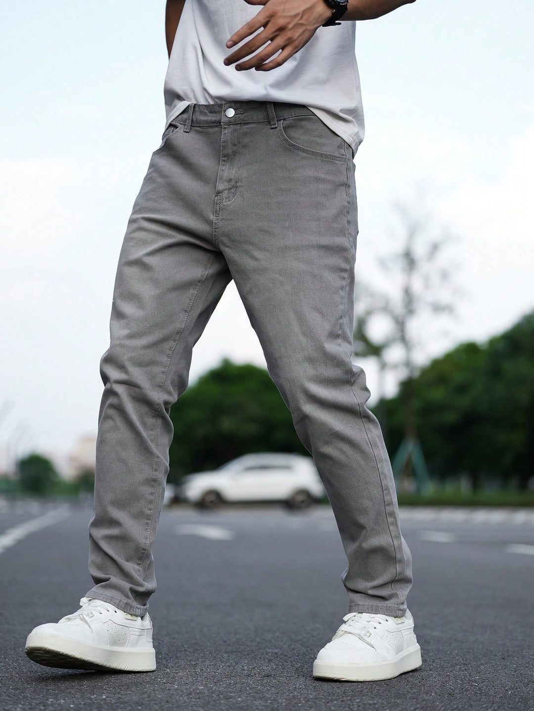 Jeans SHEIN, gri
