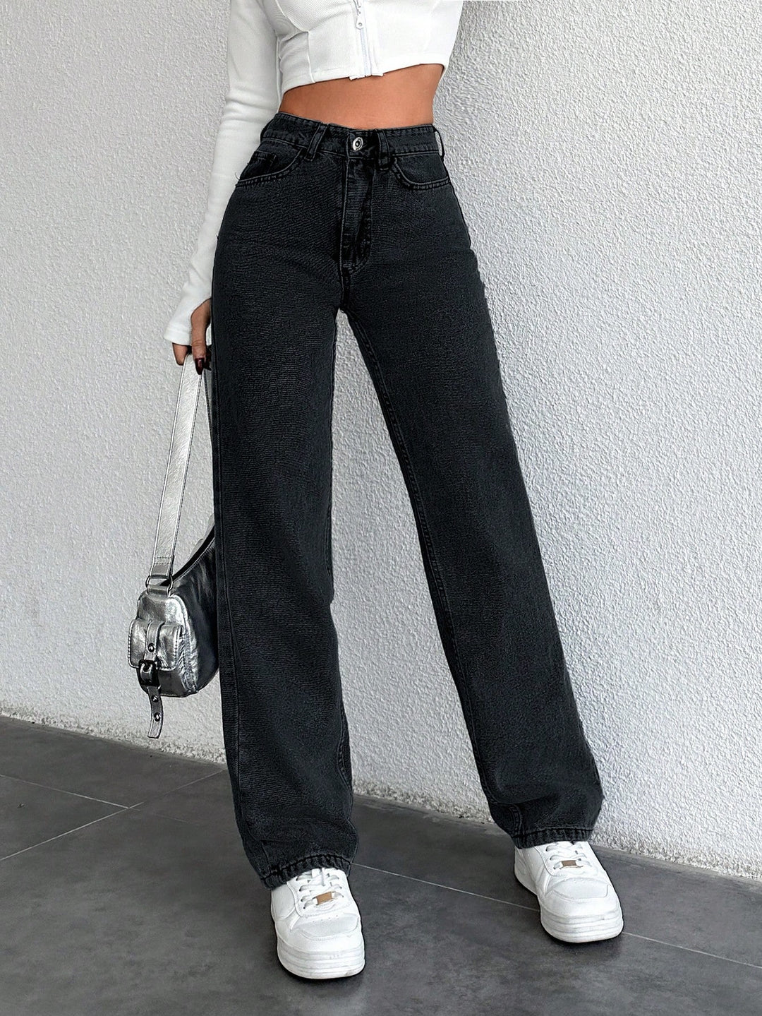 Jeans SHEIN, negru