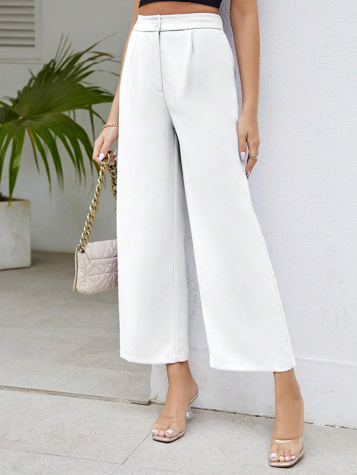 Pantaloni Shein, alb