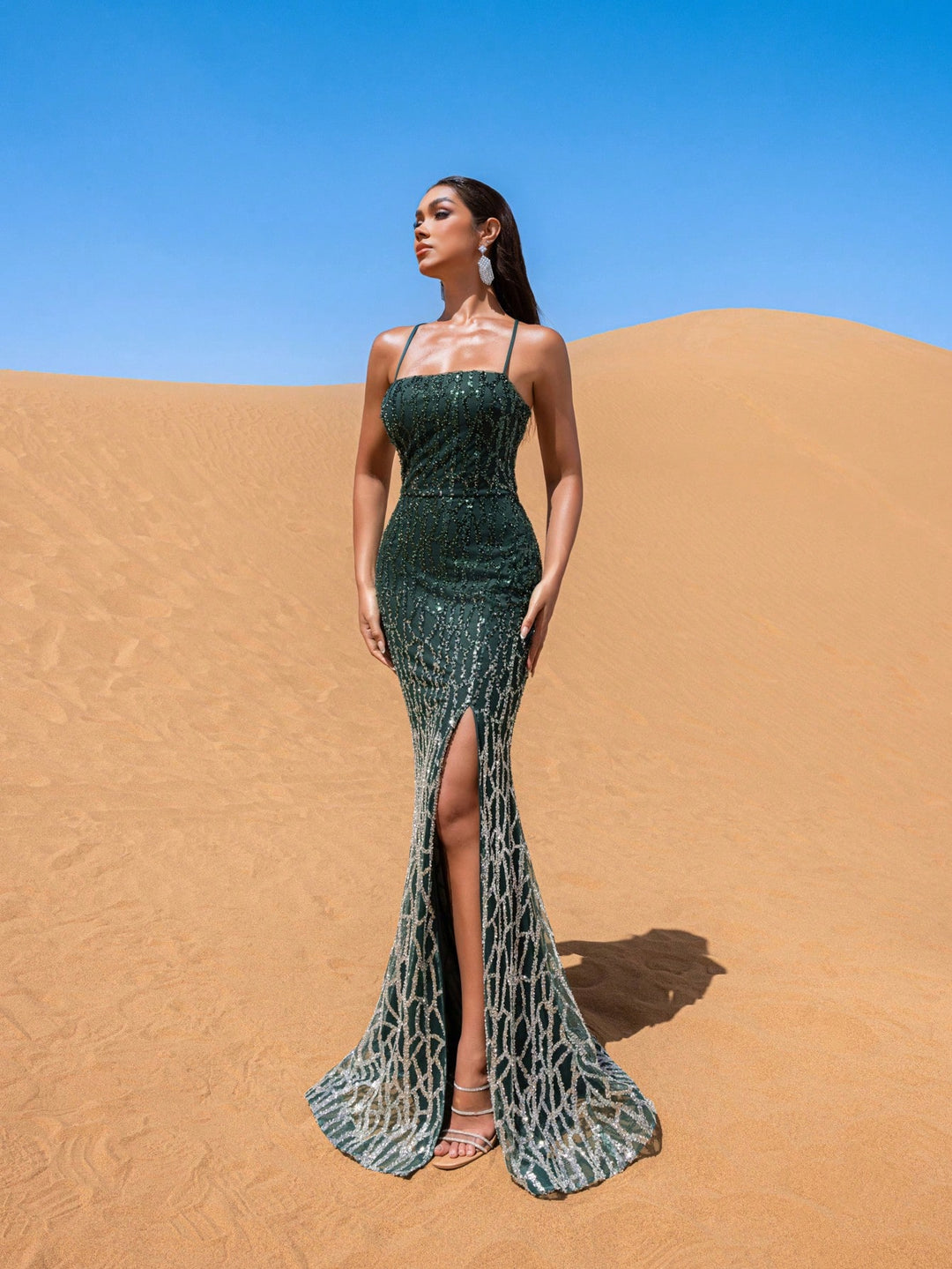 Rochie SHEIN, verde