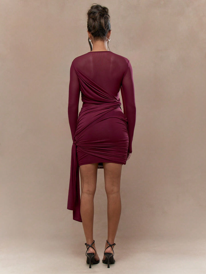 Rochie mini SHEIN, vișiniu