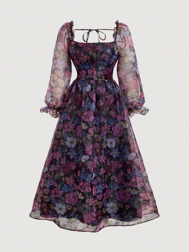 Rochie maxi SHEIN, mix culori