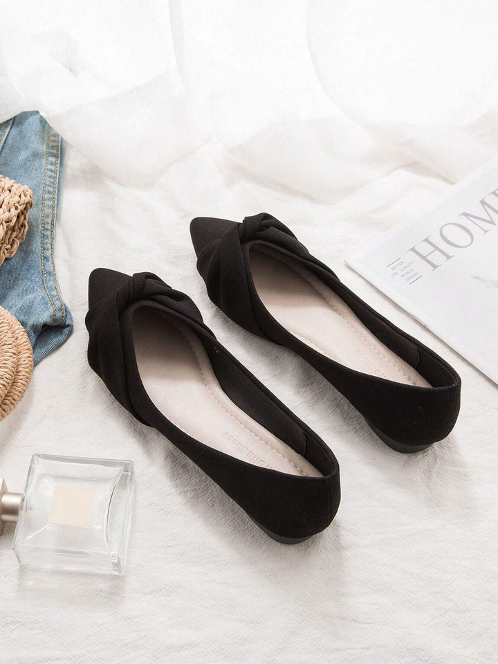 SHEIN balerina cipő, fekete