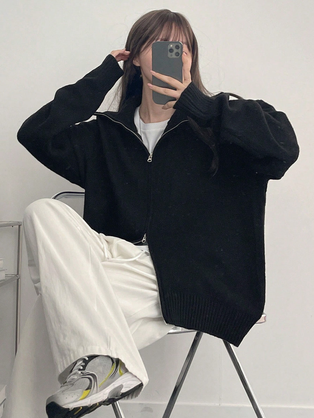 Cardigan SHEIN, negru