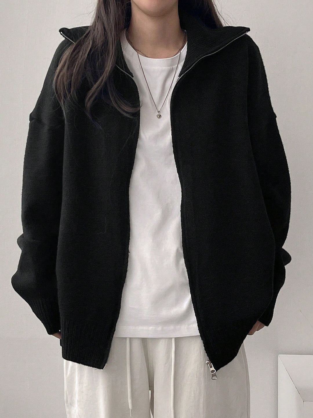 Cardigan SHEIN, negru