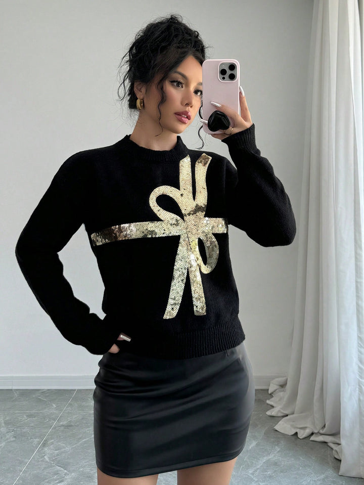 Pulover SHEIN, negru