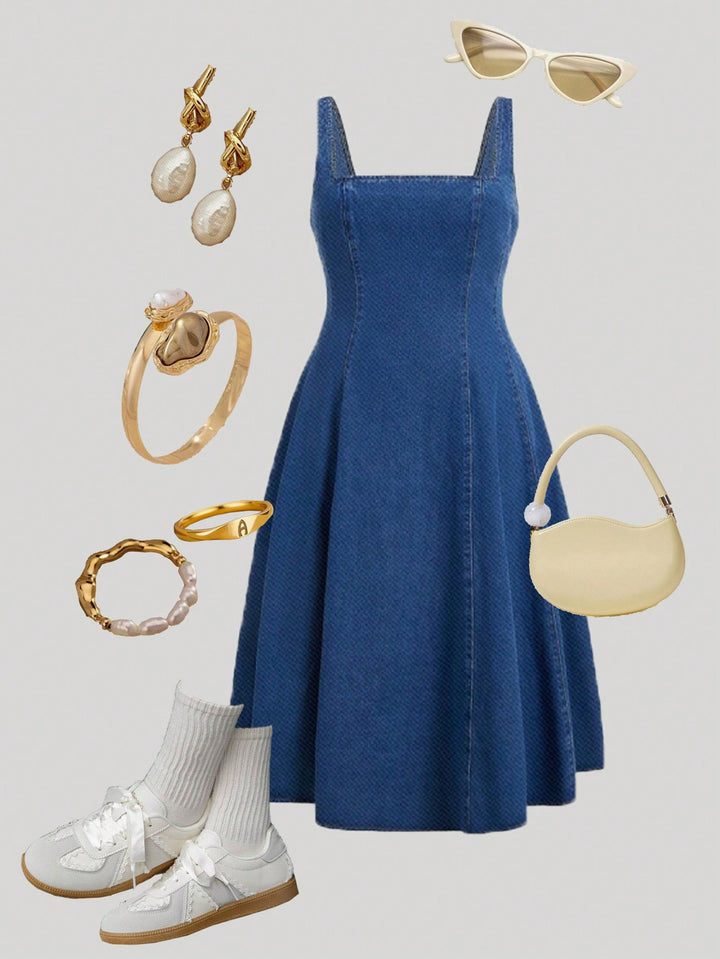Rochie de blugi SHEIN, albastru