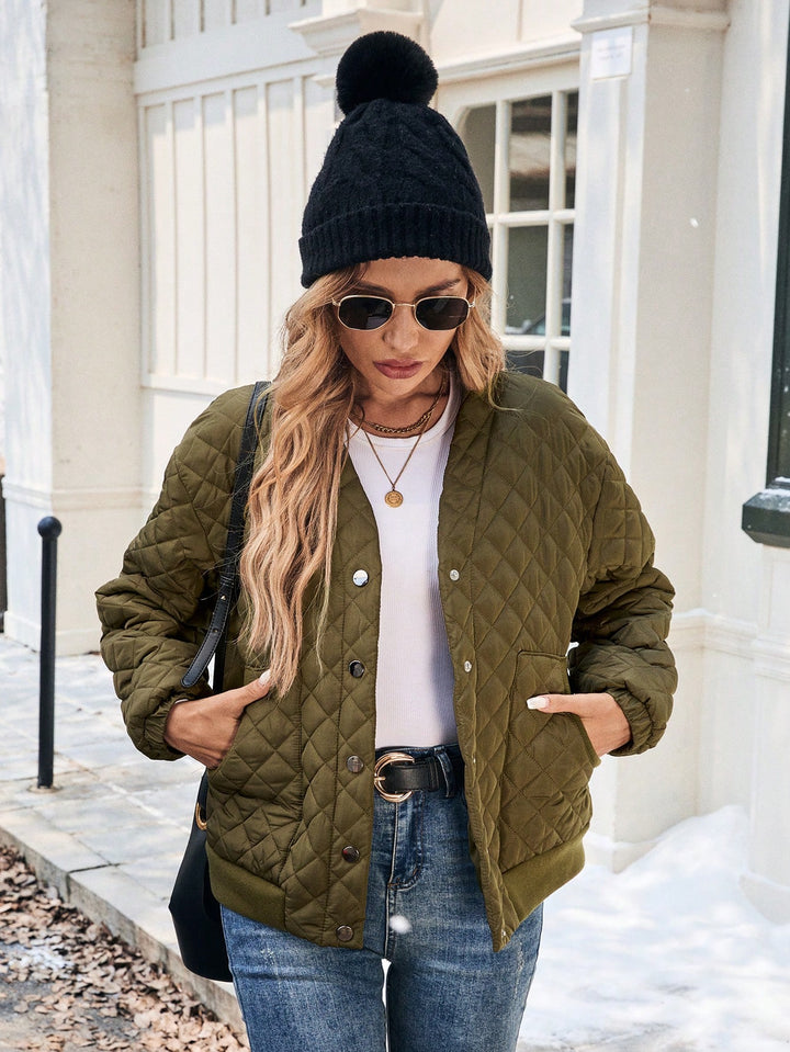 SHEIN kabát, khaki