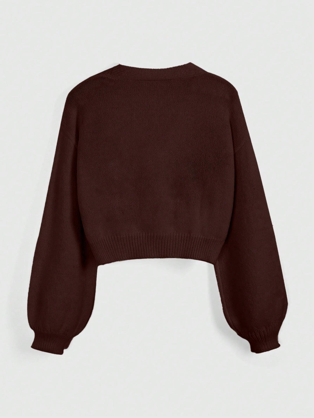 Cardigan SHEIN, maro