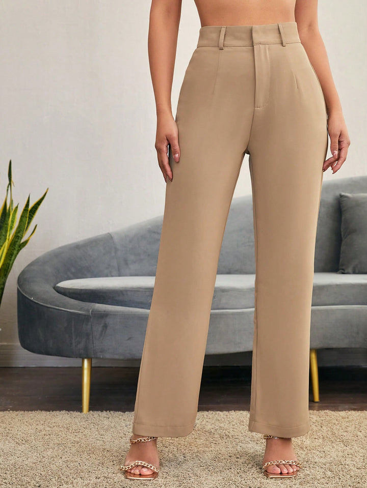Pantalon de costum SHEIN, kaki