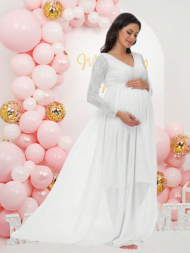 Rochie de maternitate SHEIN, alb