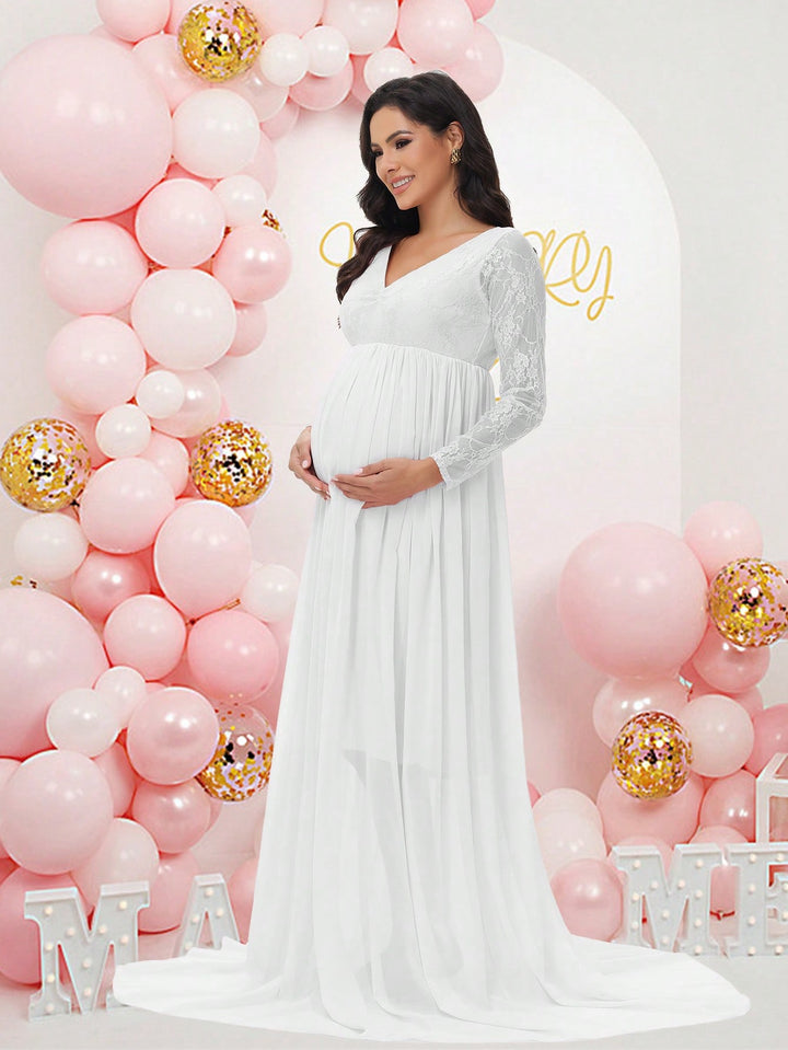 Rochie de maternitate SHEIN, alb