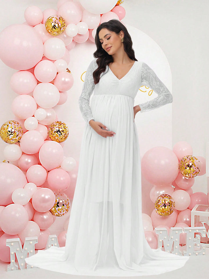 Rochie de maternitate SHEIN, alb