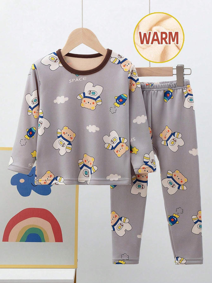 Compleu pijamale SHEIN, gri