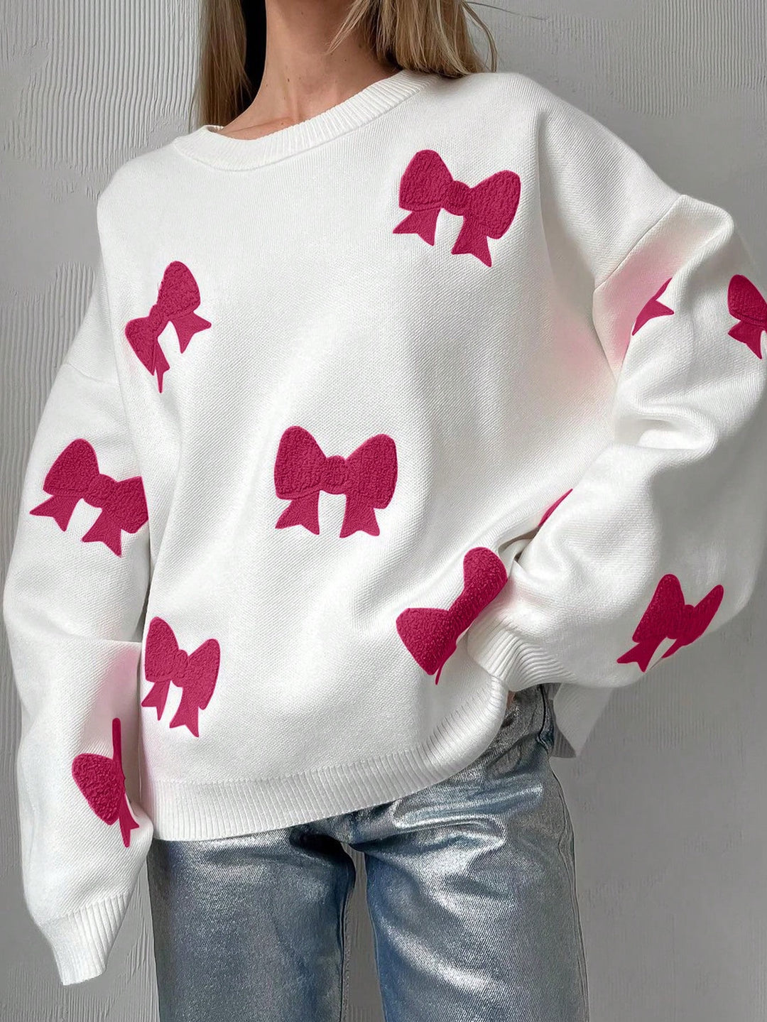 Pulover SHEIN, alb