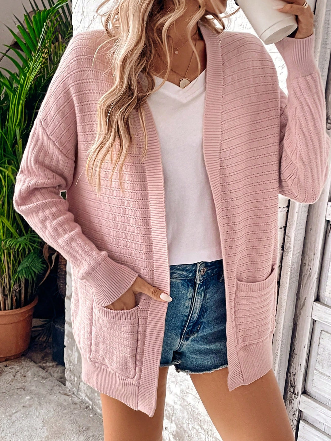 Cardigan SHEIN, roz