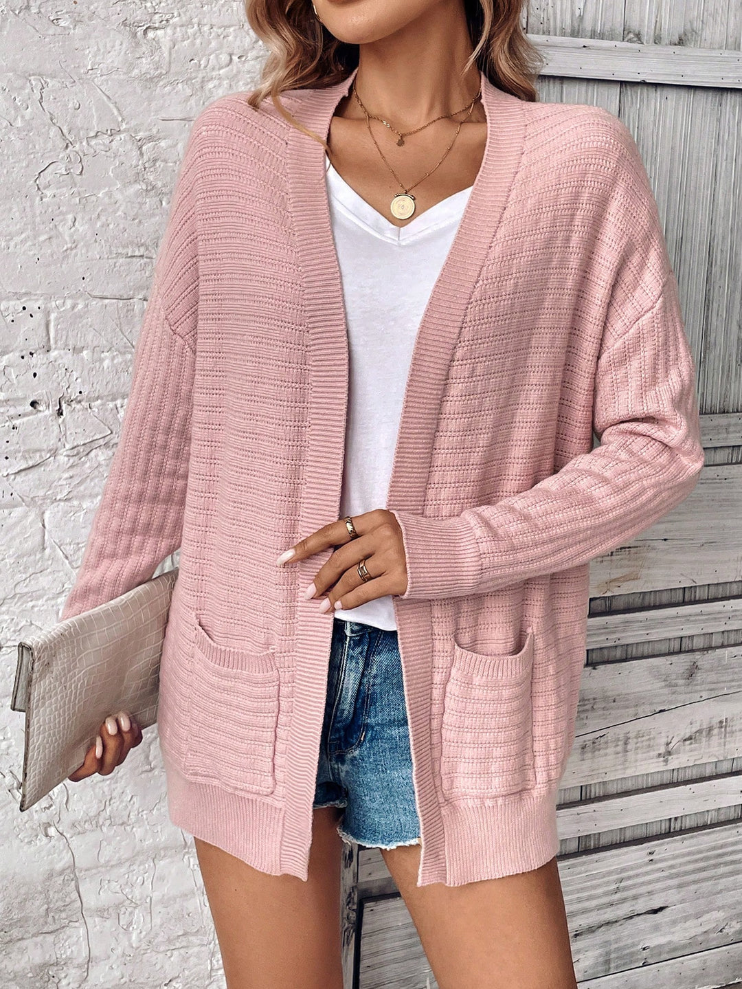 Cardigan SHEIN, roz