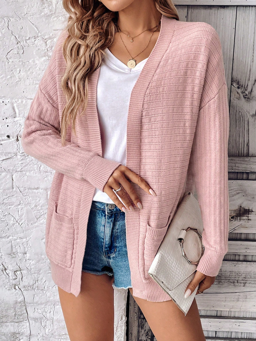 Cardigan SHEIN, roz