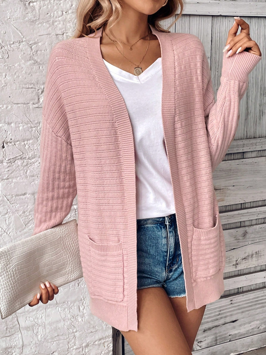 Cardigan SHEIN, roz
