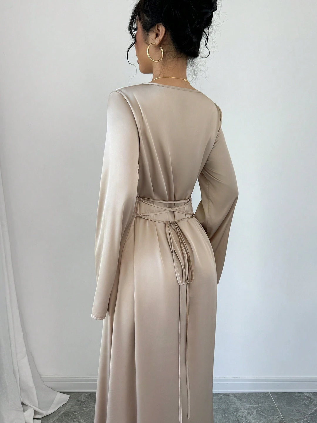 Rochie maxi Shein, bej
