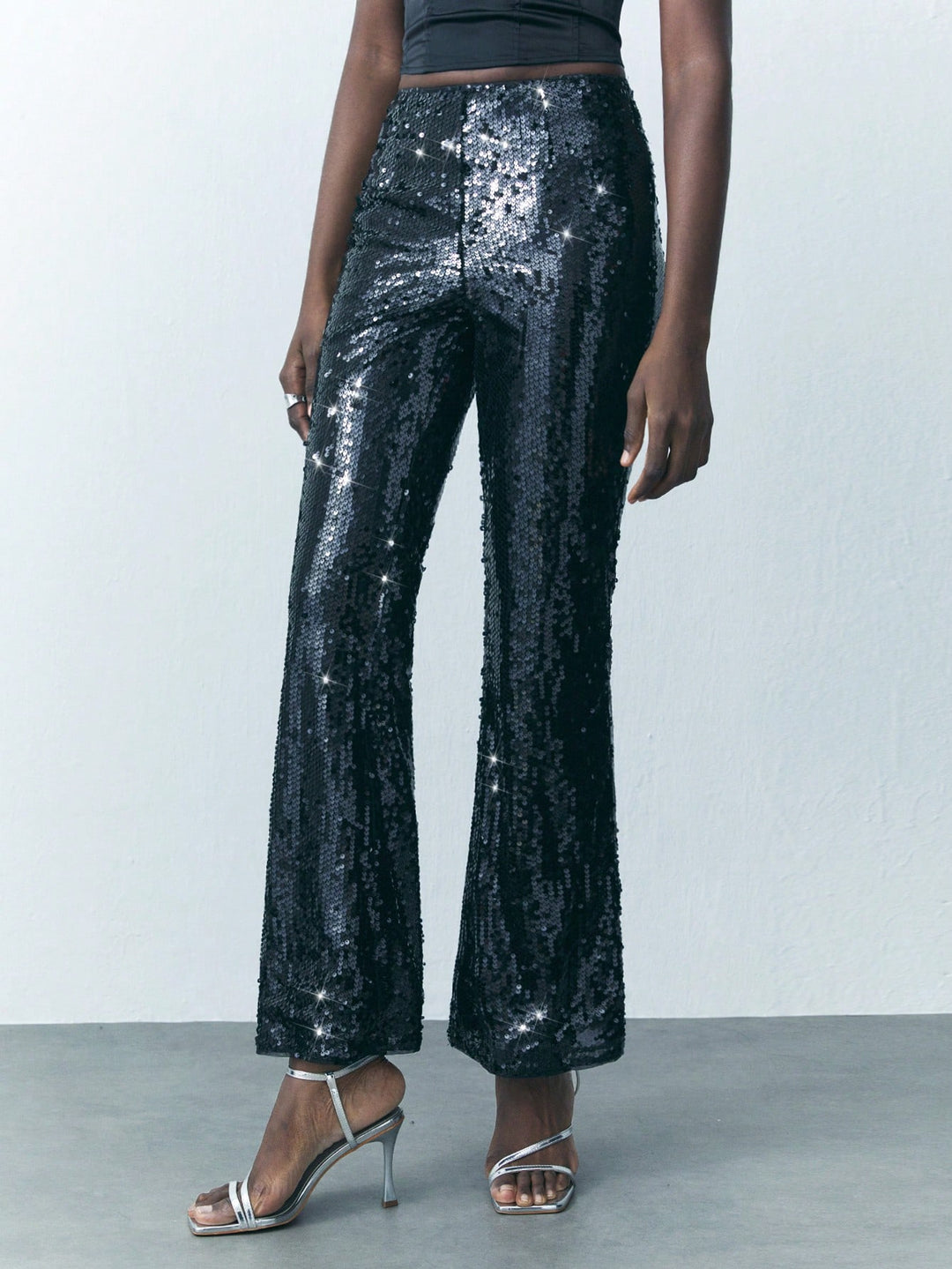 Pantaloni SHEIN, negru