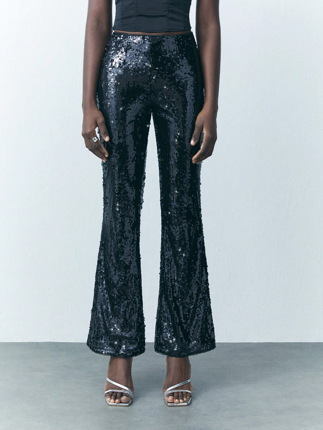 Pantaloni SHEIN, negru