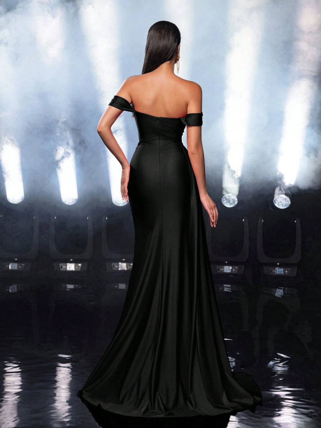 Rochie de ocazie SHEIN, negru