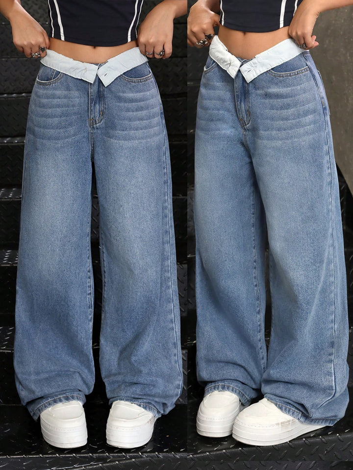 Jeans SHEIN, albastru