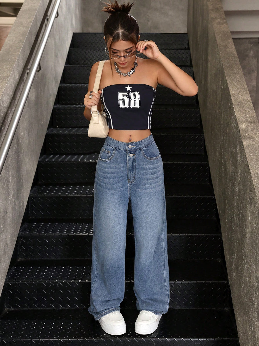 Jeans SHEIN, mix culori