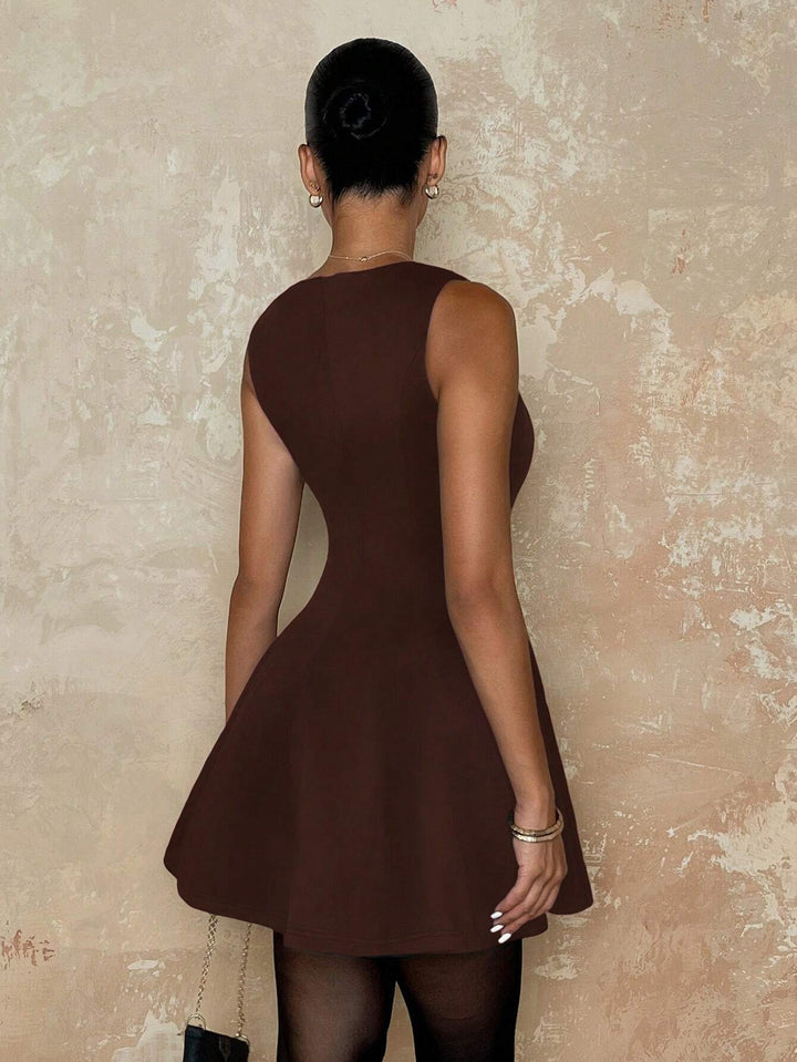 Rochie mini SHEIN, maro