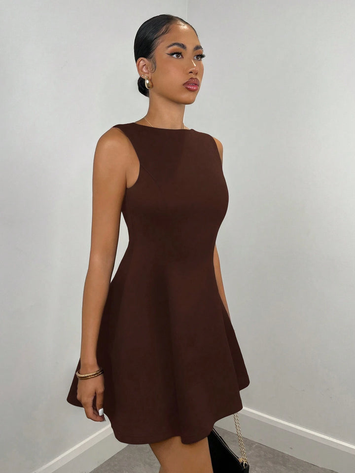 Rochie mini SHEIN, maro