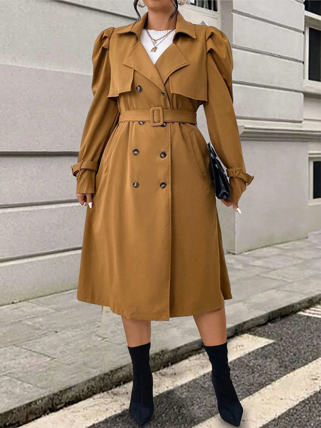 Trench SHEIN, maro