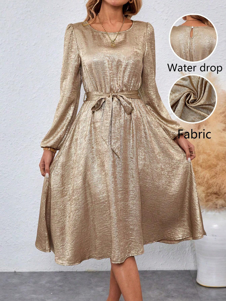 Rochie midi SHEIN, bronz