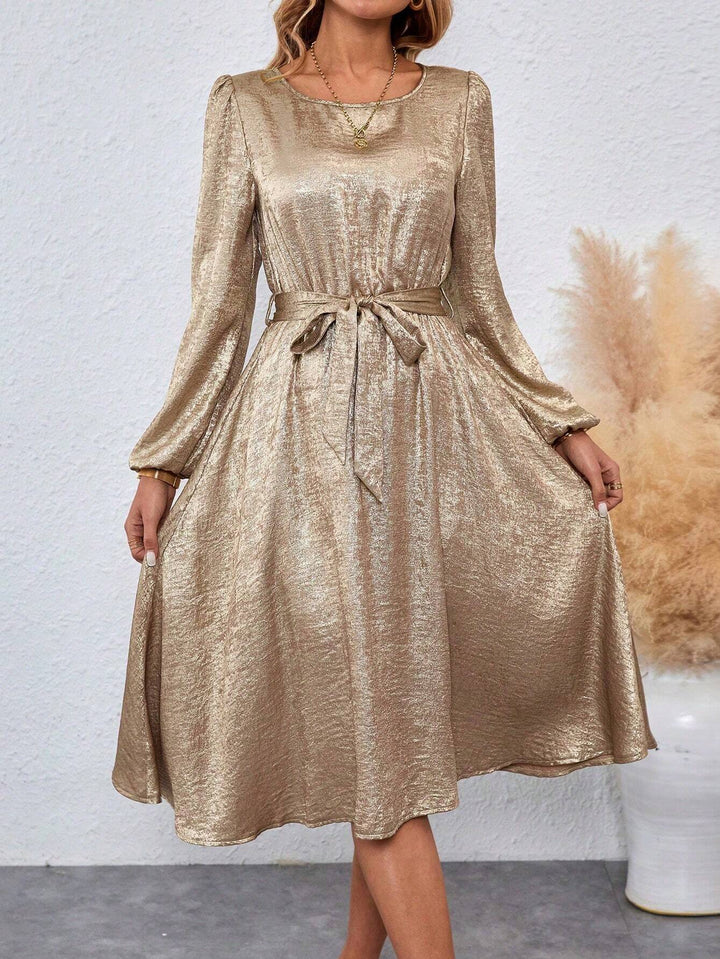Rochie midi SHEIN, bronz
