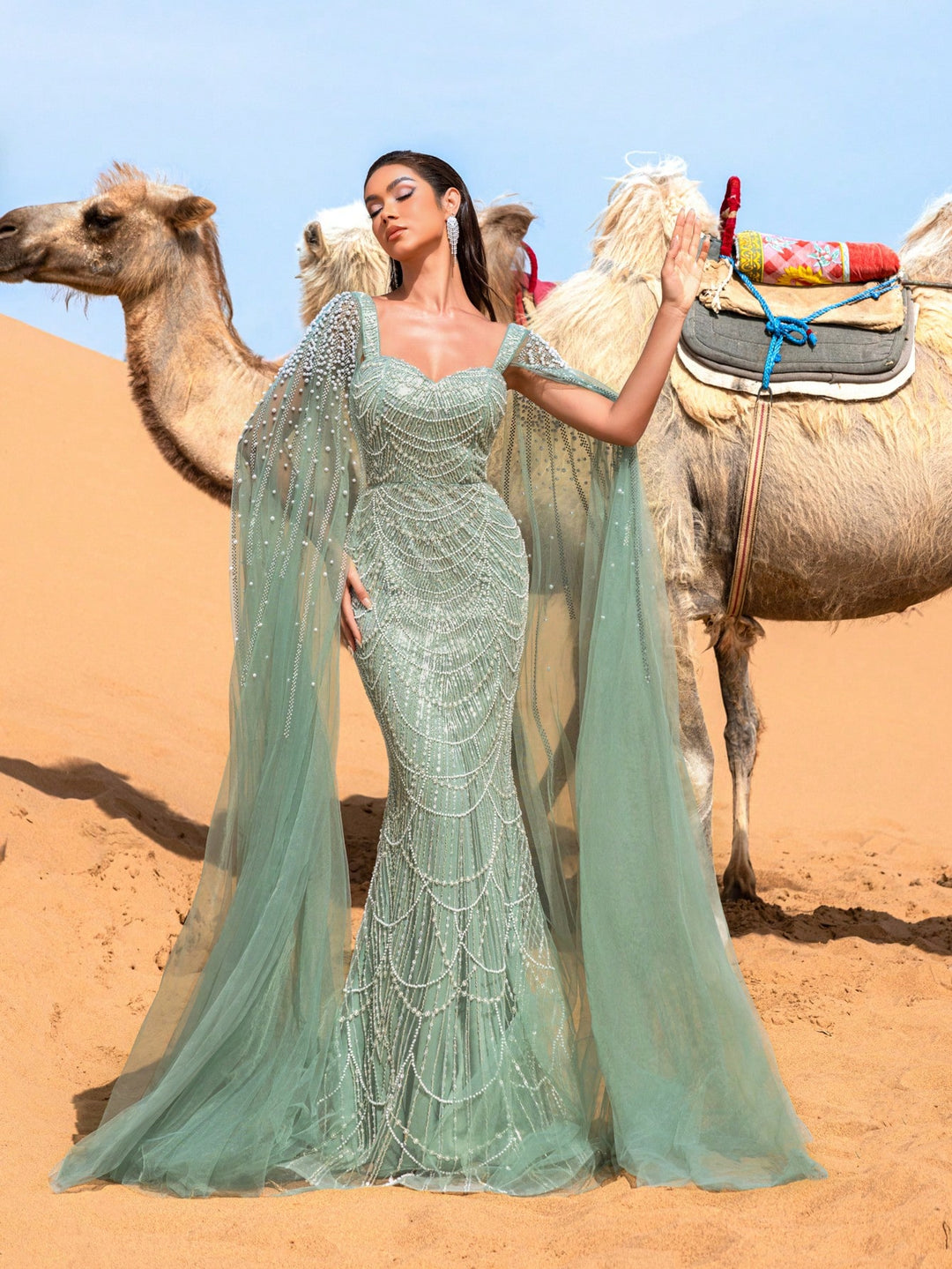 Rochie SHEIN, verde