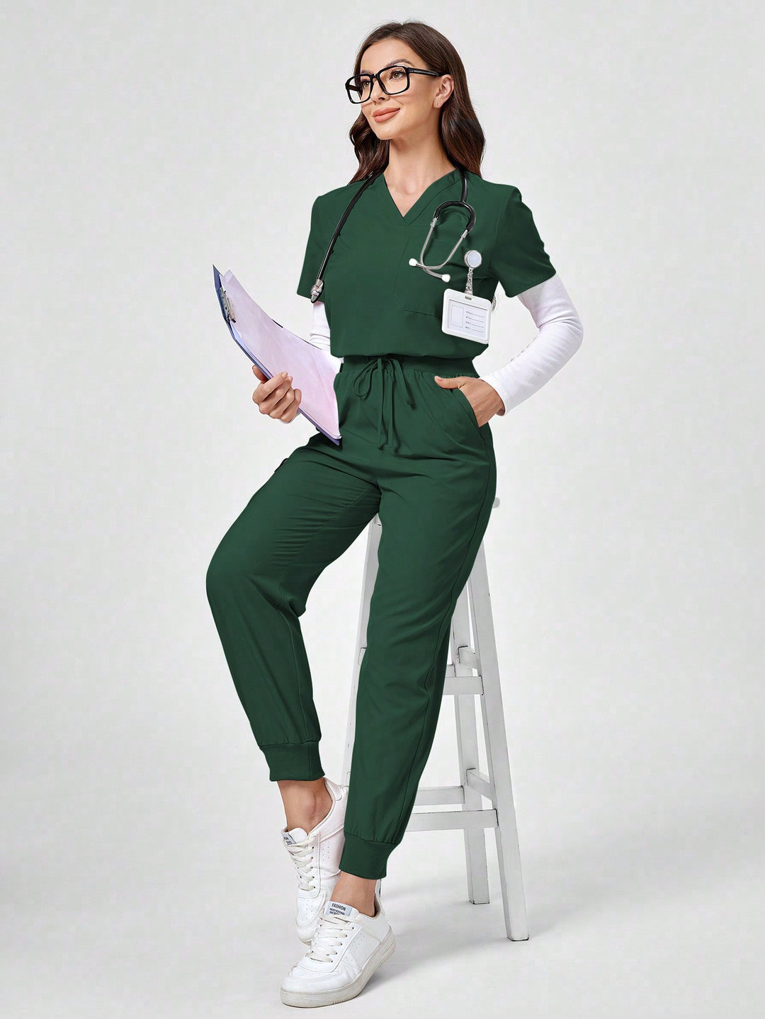 Compleu medical SHEIN, verde