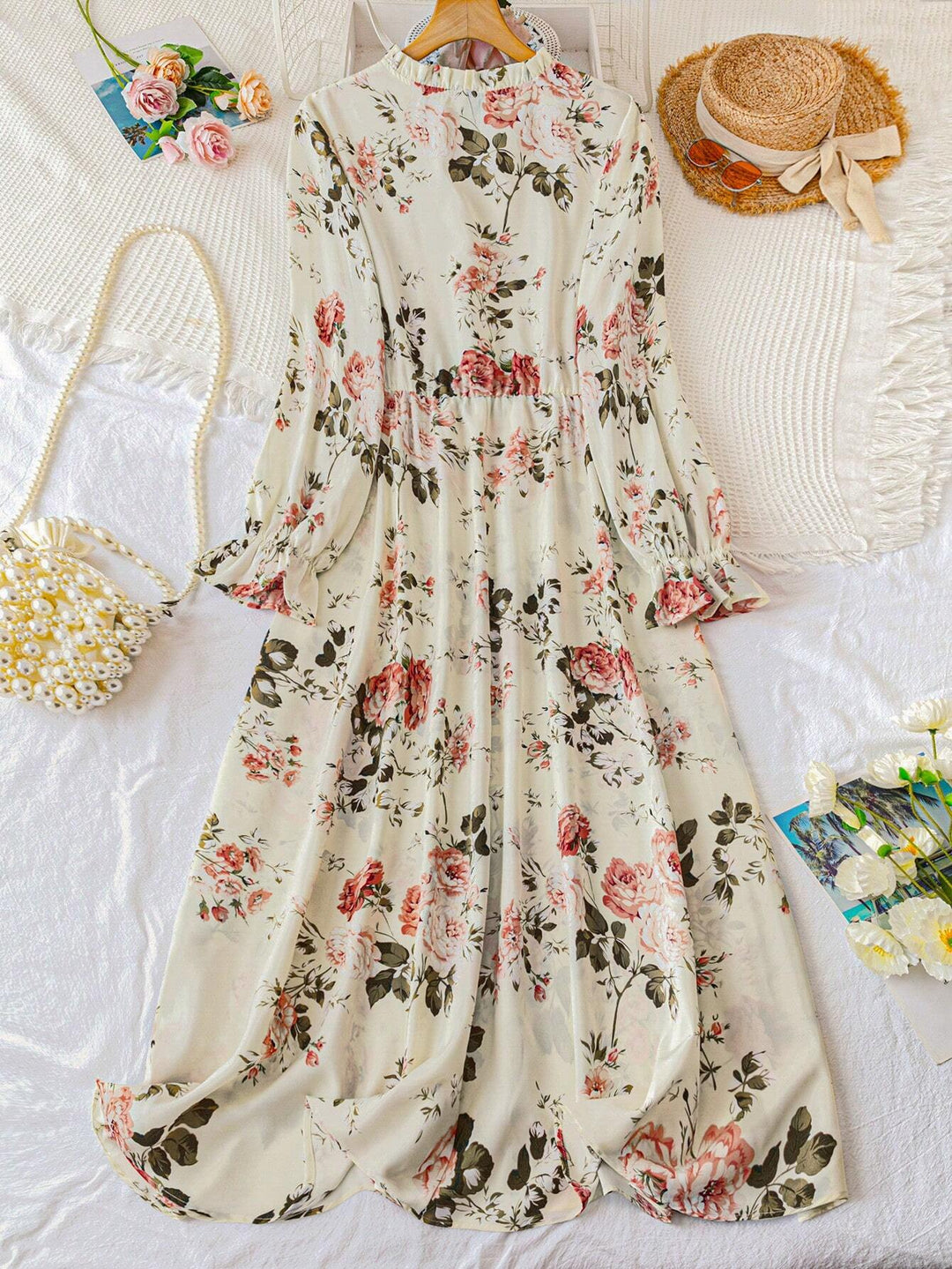 Rochie maxi SHEIN, mix culori