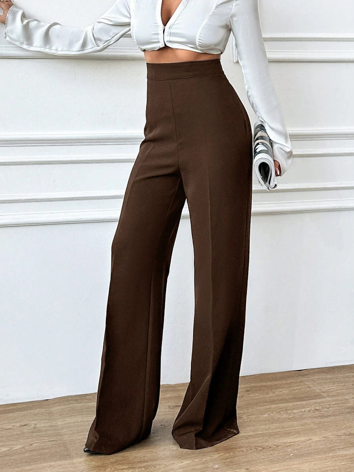 Pantaloni SHEIN, maro