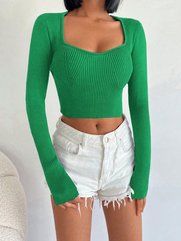 Pulover SHEIN, Verde