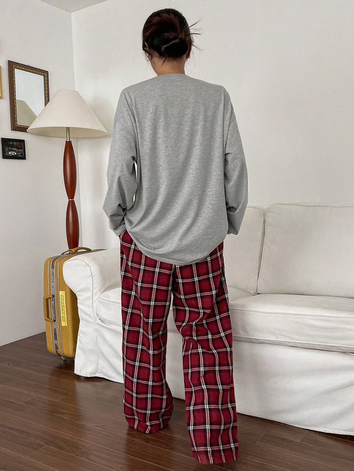 Set pijamale SHEIN, gri