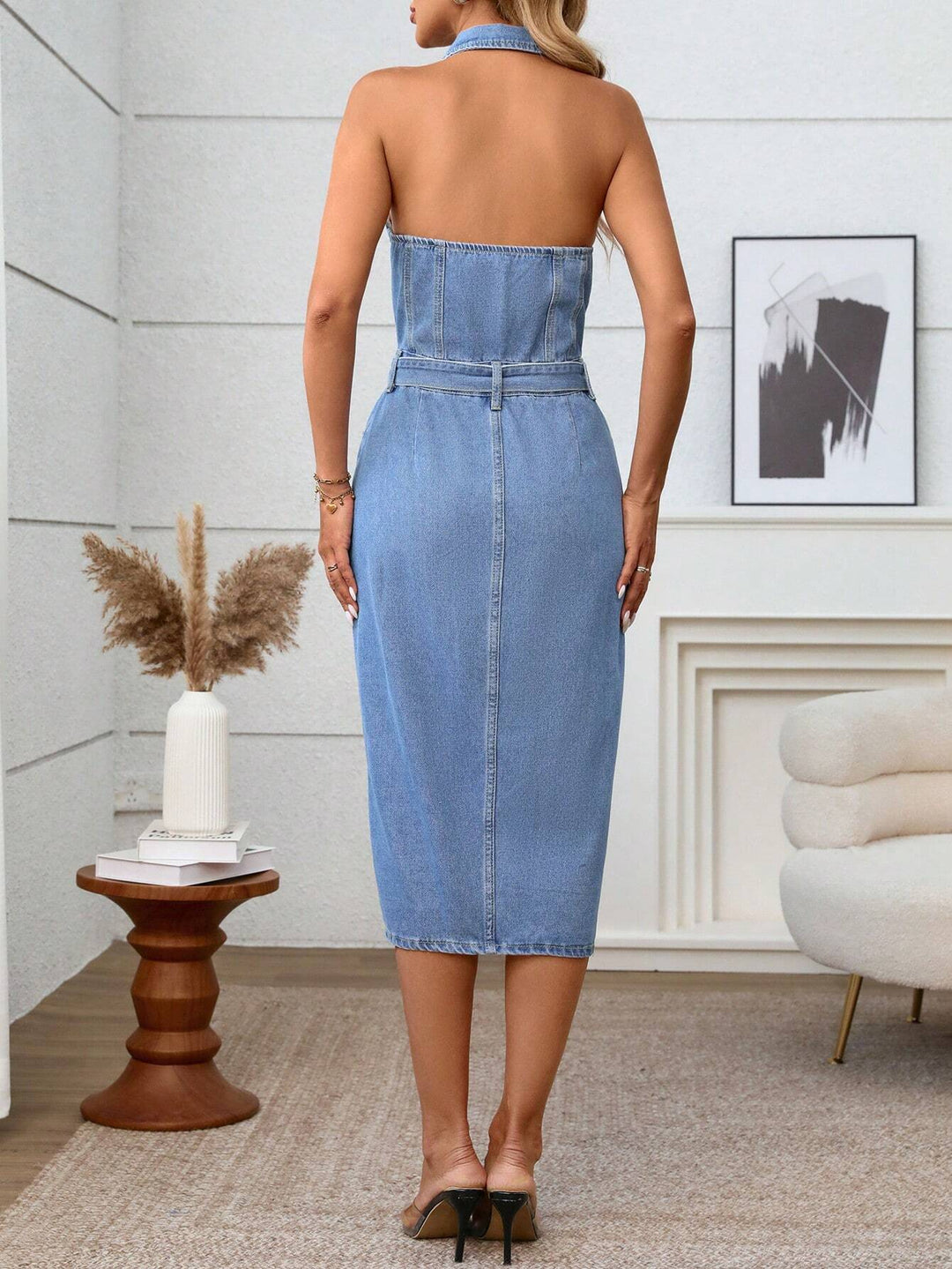 Rochie de blugi SHEIN, albastru