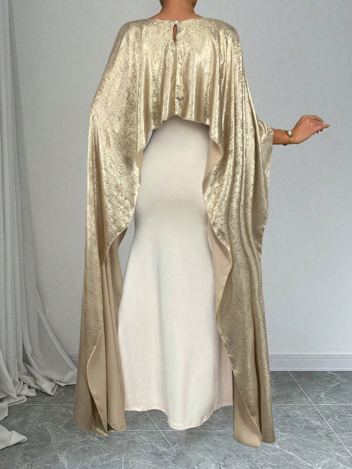 Rochie maxi SHEIN, auriu