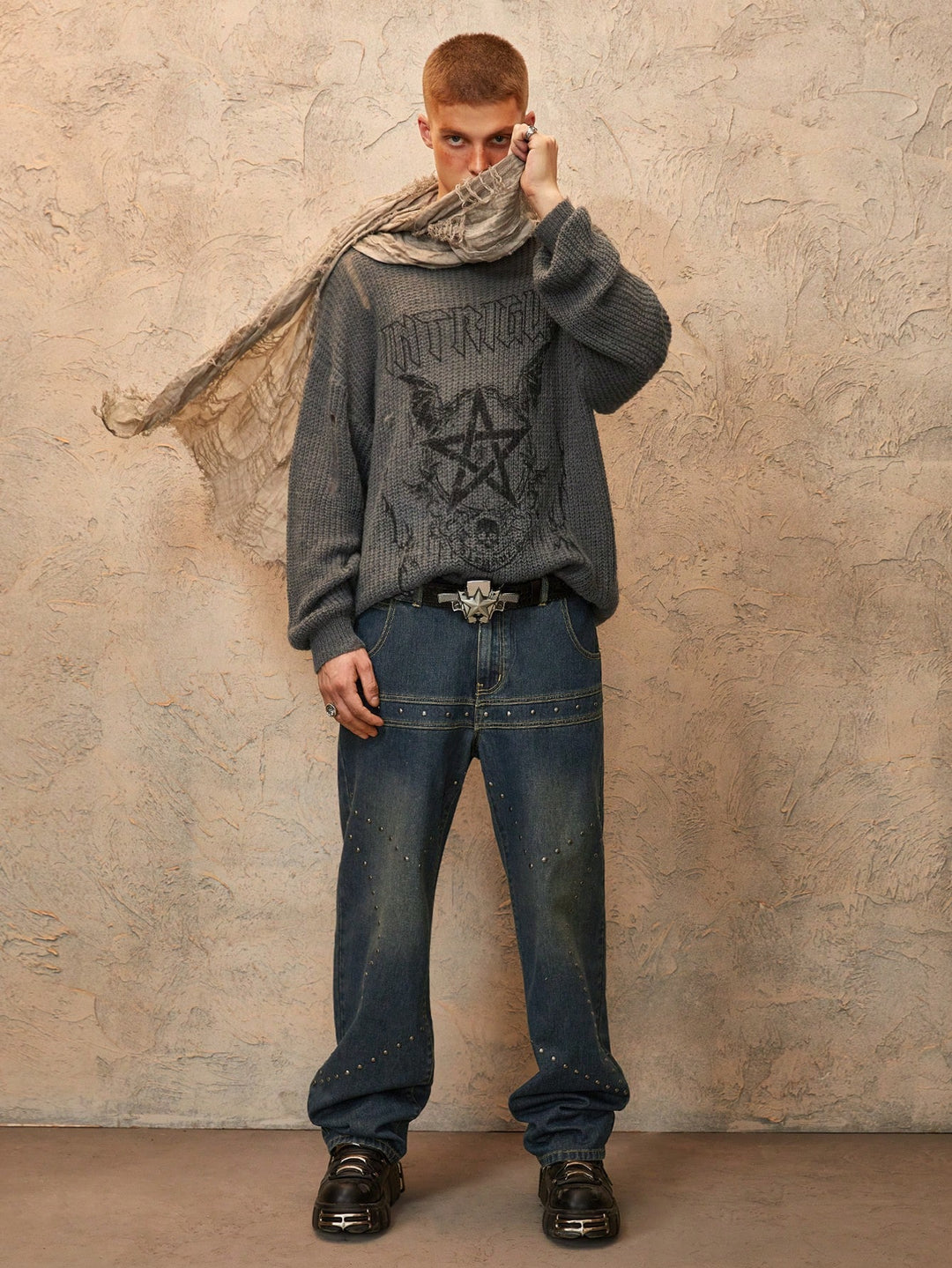 Jeans SHEIN, albastru