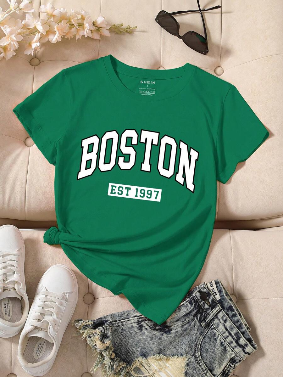 Tricou SHEIN, verde